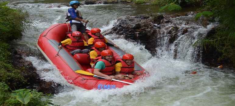 Wisata Pangalengan Rafting di Sungai Palayangan