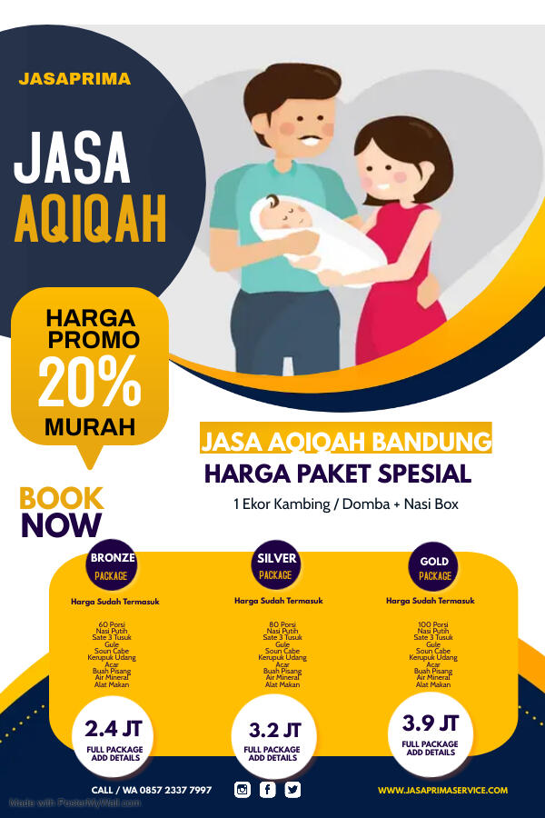 Jasa Aqiqah di Bandung Harga Paket Murah Layanan Untuk Anak Laki-Laki dan Perempuan