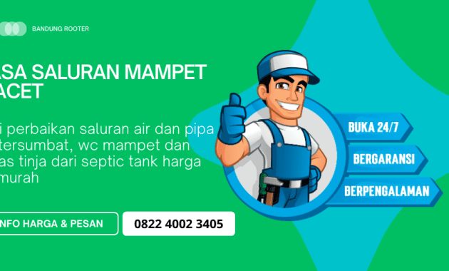 Jasa Perbaikan Saluran Air Mampet di Pacet Kabupaten Bandung